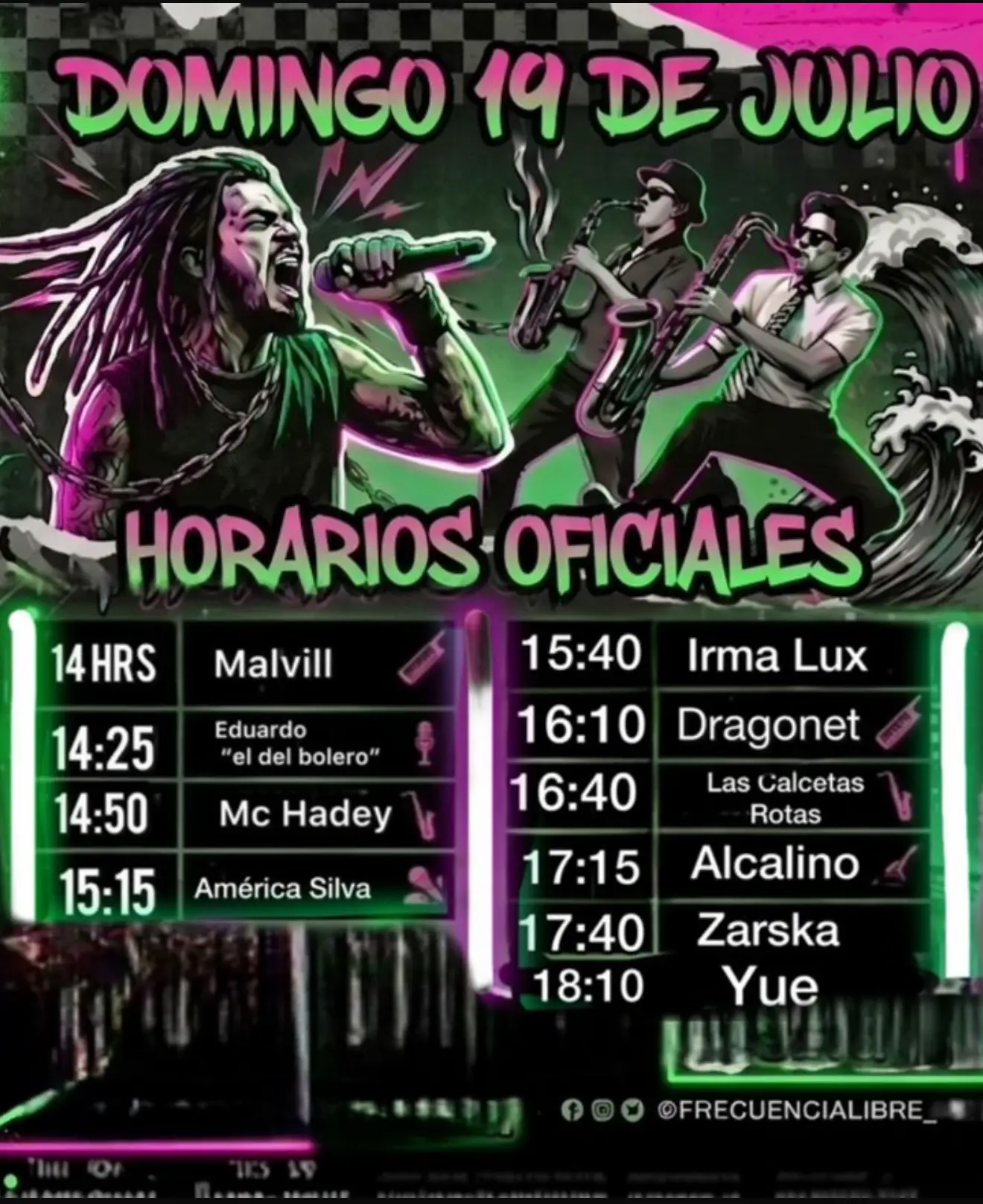 Festival Frecuencia Libre - horarios - Ciudad De Mexico - Irma Lux - 2026 - 1